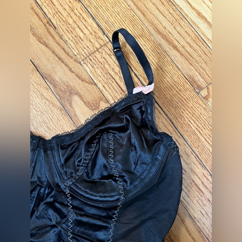 Black and Pink Victoria Secret Chemises with garter belt